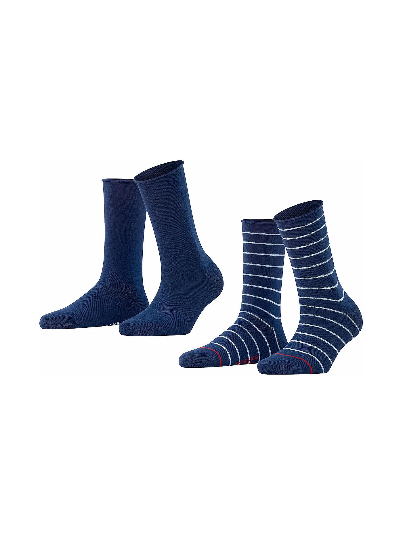 FALKE |  Sneakersocken Happy Stripe 2er Pkg royal blue | 